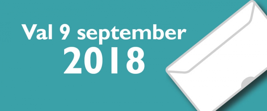 Val september 2018. Vad säger partierna