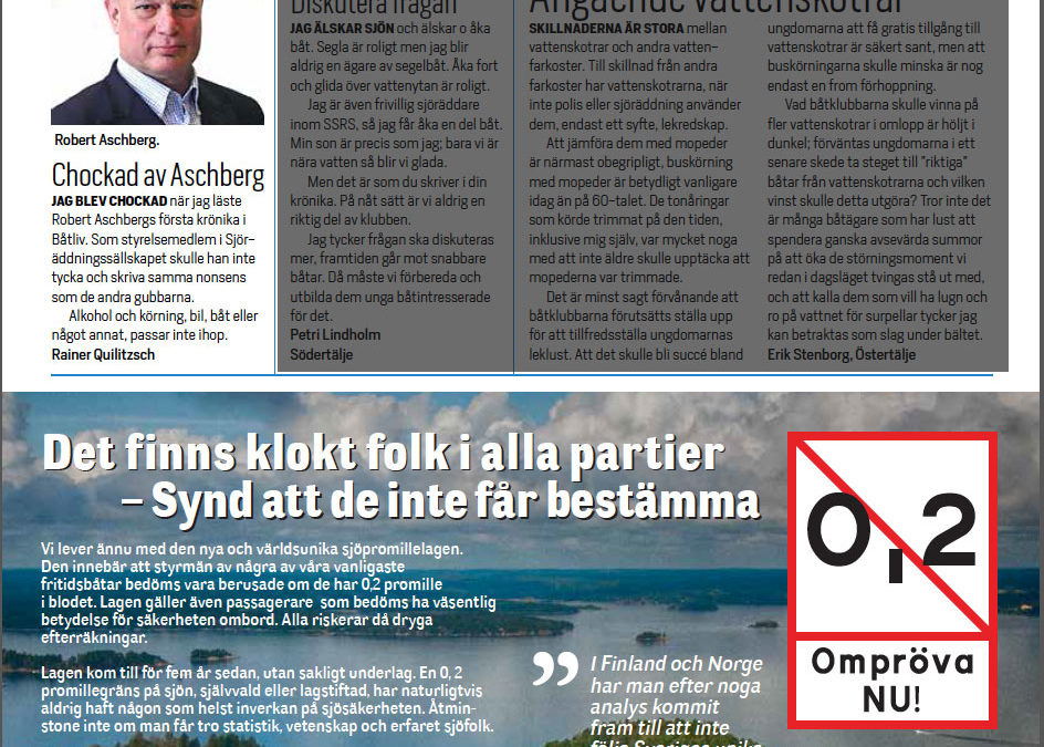 Annons Båtfolket tidn. Båtliv 2015/1