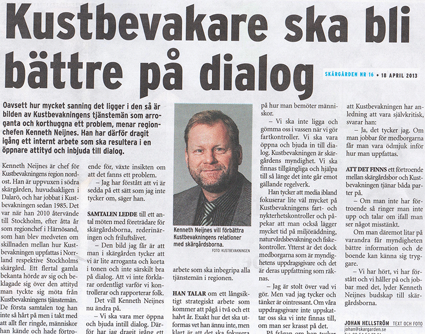 KBV/ K.Neijnes: Förstått att vi är sedda på ett sätt jag inte tycker om.