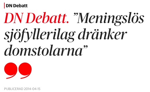 Professorer: Meningslös sjöfyllerilag dränker domstolarna
